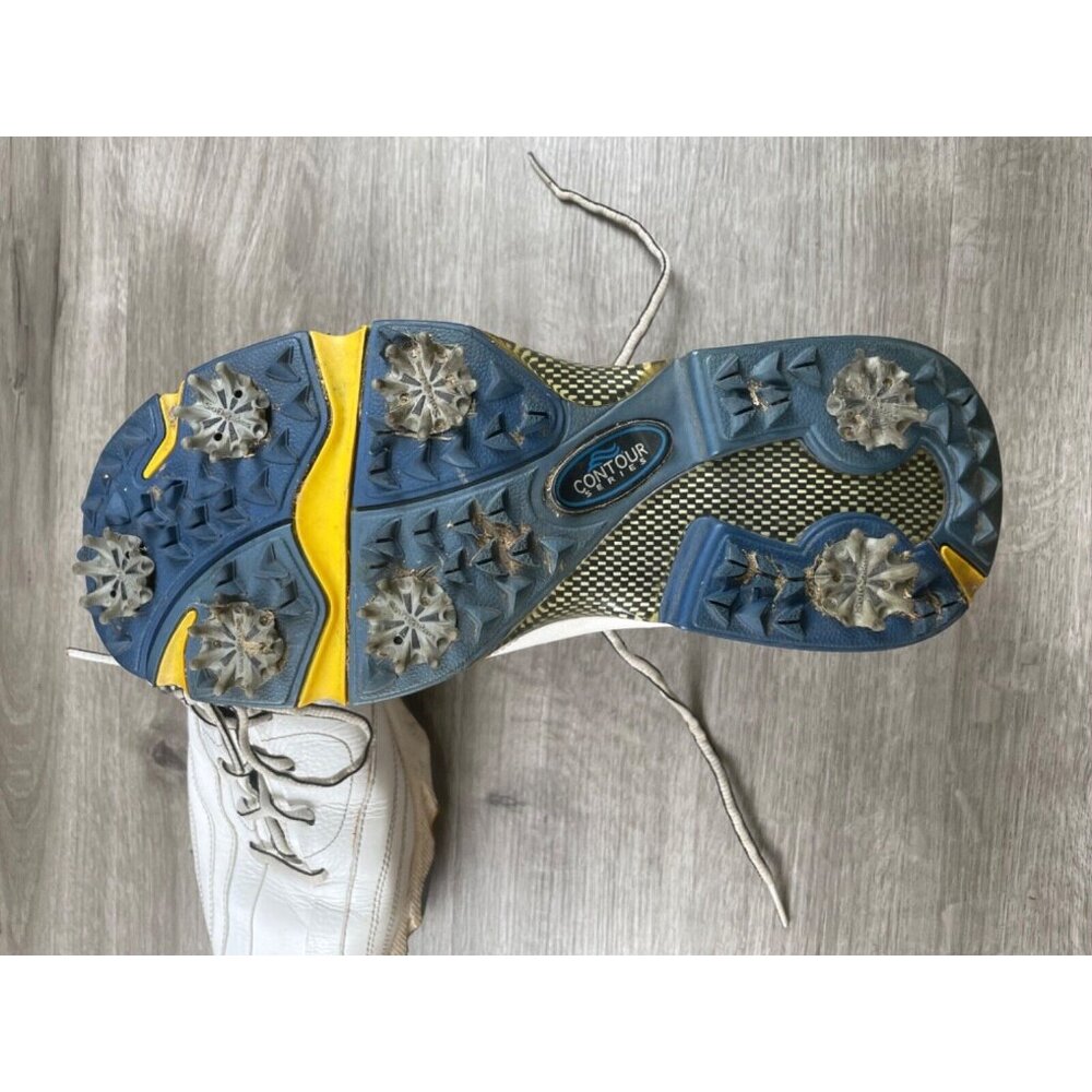 Footjoy Golf Shoes Women's Size 8.5 M White Leather 54195 Comfort - Picture 10 of 16